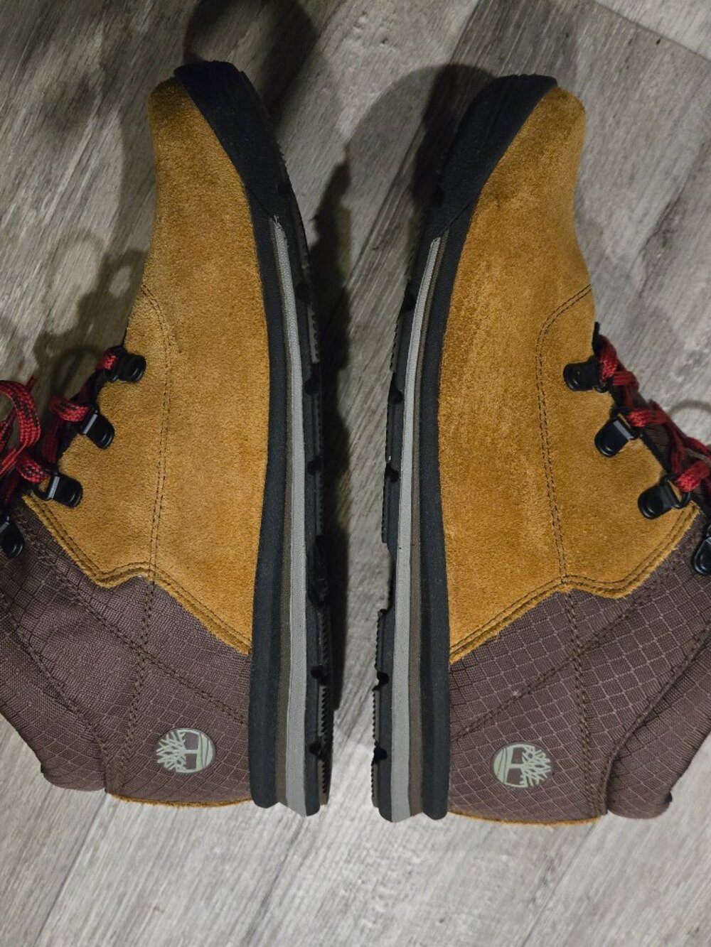 TimberlandBoys' GT Rally Mid Cut Mixed-Media Boots Size 7